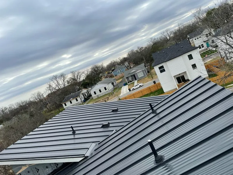 Standing seam metal roof panels with vents for Skylight Repair in Stevens Point